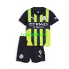 Fotballdrakt Manchester City Haaland 9 Barn Bortetrøye 2024-2025 Kortermet